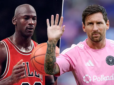 Comparación de ganancias por salarios entre Michael Jordan y Lionel Messi