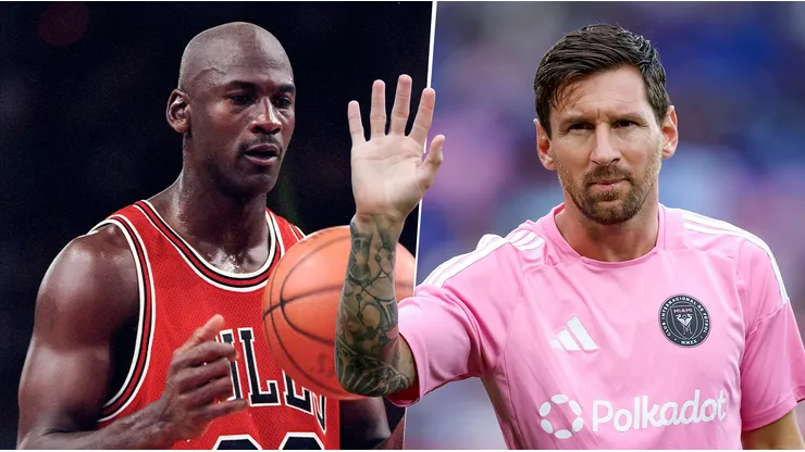 Michael Jordan y Lionel Messi