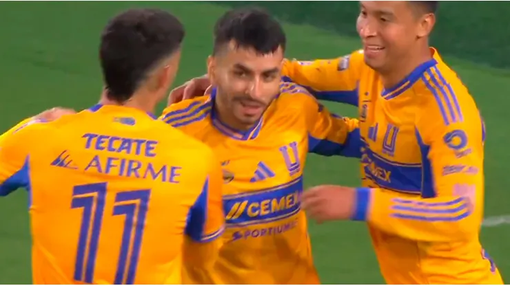 Ángel Correa marcó el primero de Tigres ante San Diego.