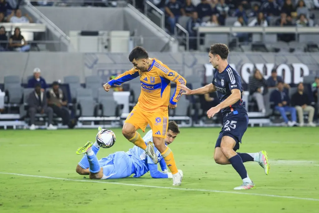 Ángel Correa en uno de sus goles ante San Diego FC (Leagues Cup)