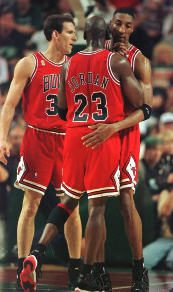 Jordan y Pippen juntos en la NBA.