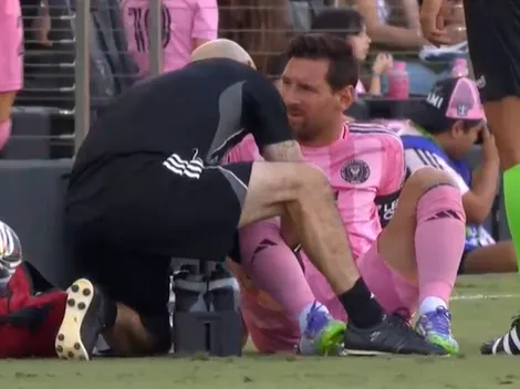 Messi, lesionado: salió reemplazado ante Necaxa y se perdería el juego con Pumas