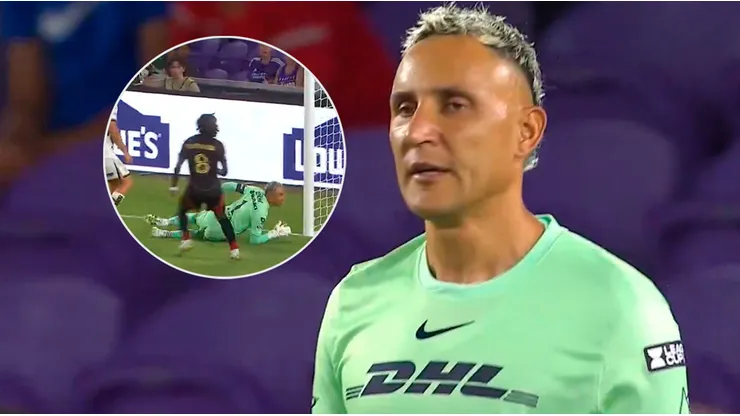 Keylor Navas falló y llegó el gol de Atlanta United.