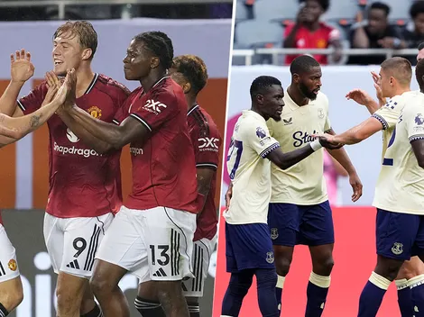 Las alineaciones de Manchester United vs. Everton por el amistoso