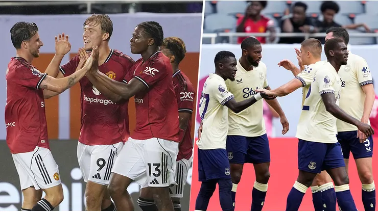 Manchester United y Everton se enfrentan en los Estados Unidos