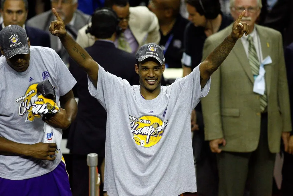 Trevor Ariza campeón con Lakers (Getty Images)