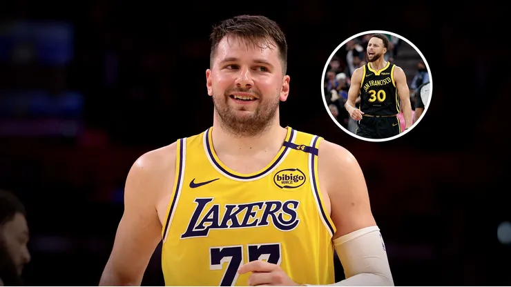 Luka Doncic y Stephen Curry