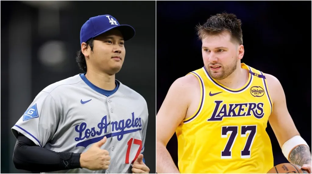 Shohei Ohtani y Luka Doncic. (Foto: Getty Images)