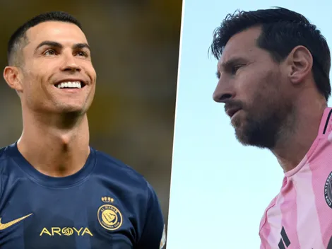 Al-Nassr le dio un BMW CR7, y el auto que maneja Messi en Miami