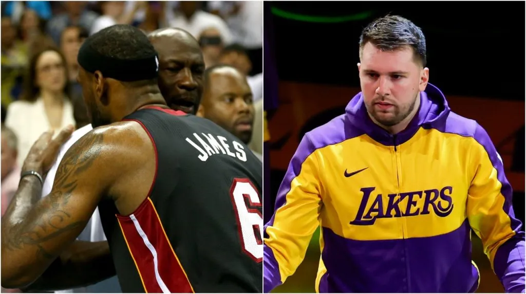 LeBron James y Michael Jordan. (Foto: Getty Images)