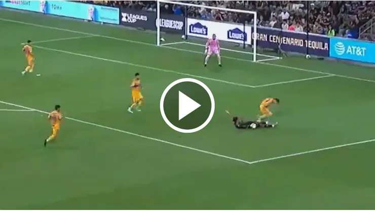 Tigres comienza perdiendo ante LAFC con polémico penal