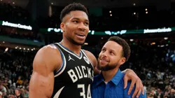 Giannis Antetokounmpo y Stephen Curry podrían ser compañeros.