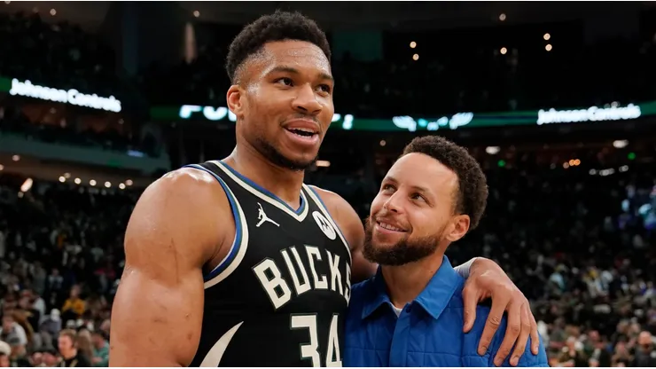 Giannis Antetokounmpo y Stephen Curry podrían ser compañeros.