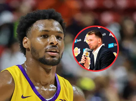 El duro mensaje a Bronny por no estar en la renovación de Luka Doncic