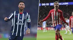 Sergio Ramos y Antoine Griezmann