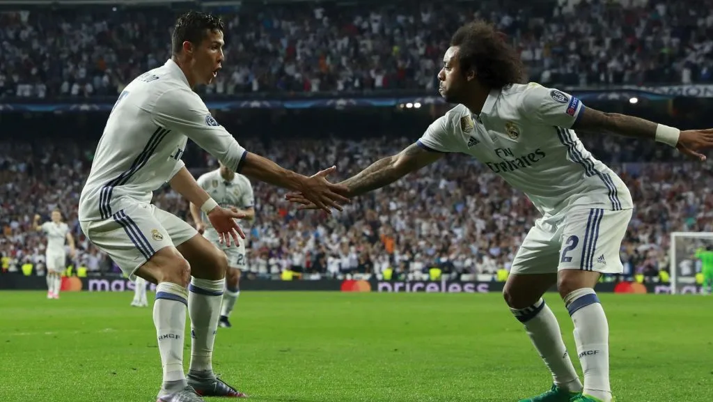 Cristiano Ronaldo y Marcelo formaron una de las grandes duplas en la historia del futbol. (GETTY IMAGES)