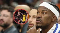 Jugada de Bulls vs. Lakers Curry y Butler.