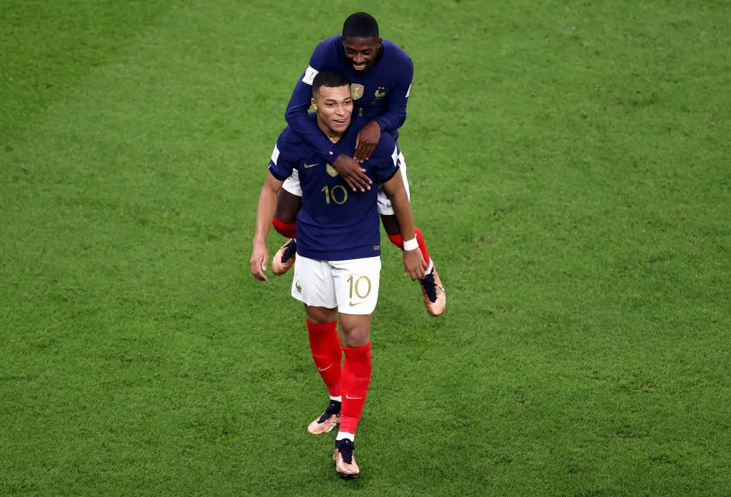 Kylian Mbappé y Ousmane Dembélé en Francia (Getty Image)