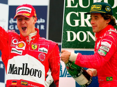 Mientras Schumacher ganó 91 carreras, Ayrton Senna logró estas victorias