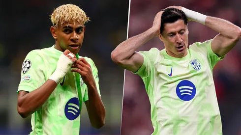 Lamine Yamal y Robert Lewandowski fueron castigados por la UEFA