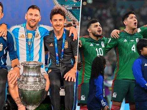 Figura de la Selección Argentina se rinde ante el himno de México