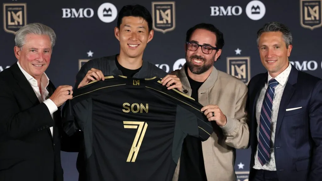 Son Hueng-Min ya fue presentado de manera oficial en Los Angeles FC. (GETTY IMAGES)