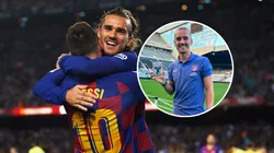 Antoine Griezmann adquirió una carta de colección de Lionel Messi