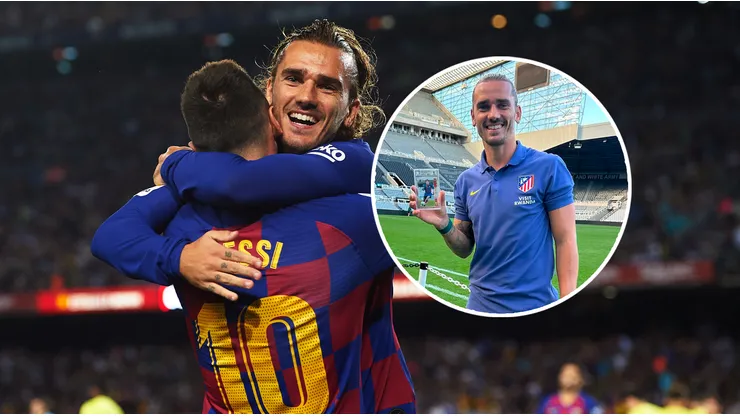Antoine Griezmann adquirió una carta de colección de Lionel Messi