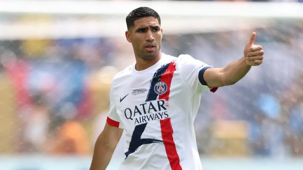 Achraf Hakimi se mostró con confianza para ganar el Balón de Oro 2025. (GETTY IMAGES)