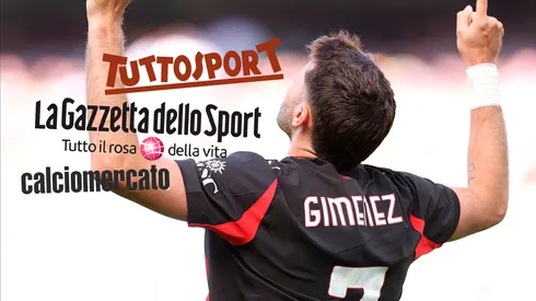 Santiago Giménez recibió el respaldo de la prensa italiana