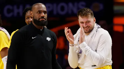 LeBron James y Luka Doncic.