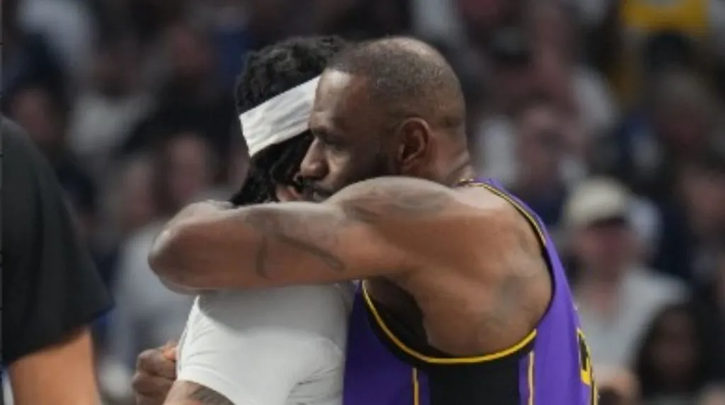 Anthony Davis y LeBron James. (Foto: Getty Images)