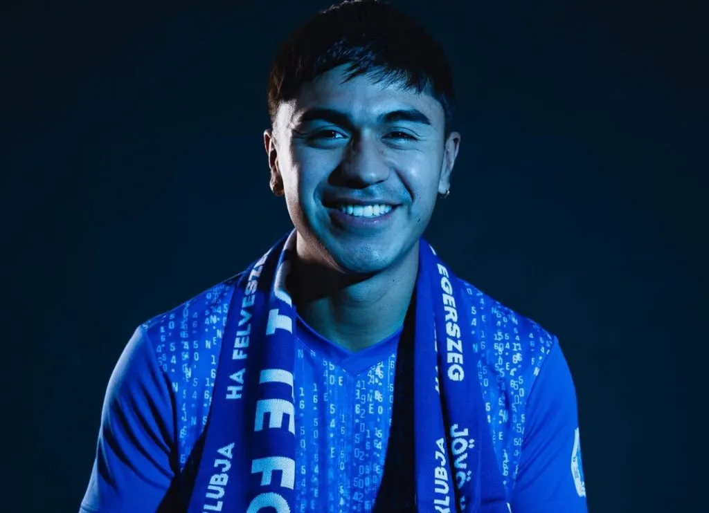 David Jaret López, anunciado como jugador de ZTE FC.