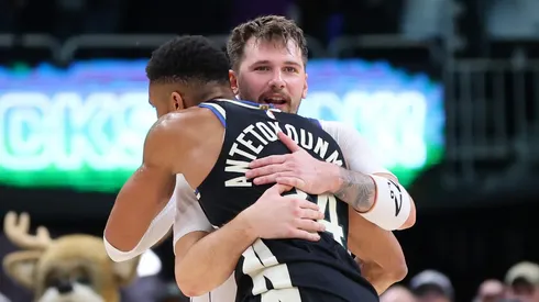 Luka Doncic y Giannis Antetokounmpo.