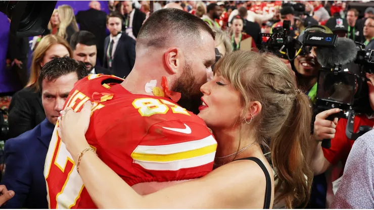 Travis Kelce y Taylor Swift.