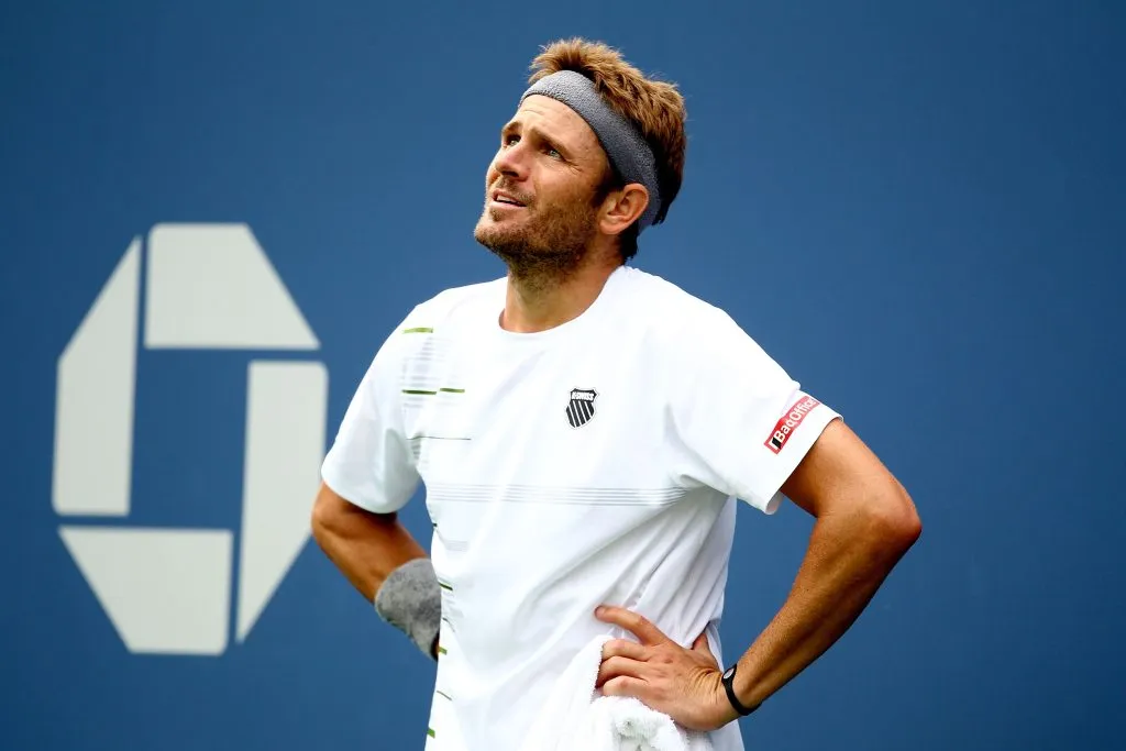Mardy Fish en el US Open 2011 (GETTY IMAGES)