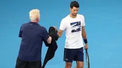 Boris Becker fue parte de la etapa más gloriosa de la carrera de Novak Djokovic.