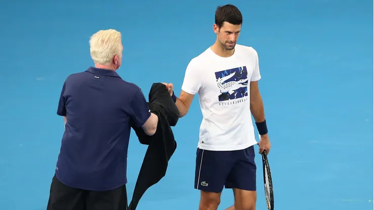 Boris Becker fue parte de la etapa más gloriosa de la carrera de Novak Djokovic.