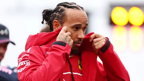 Lewis Hamilton en Ferrari