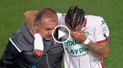 Cristian Calderón fue reemplazado por lesión.