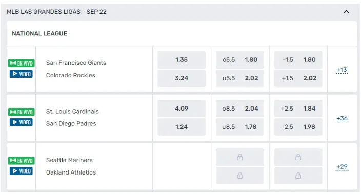 momios para ver cómo hacer apuestas en Betcris