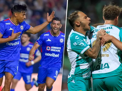 Las alineaciones de Cruz Azul vs. Santos Laguna por el Apertura 2025