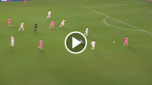 Jordi Alba marcó el 1-0 de Inter Miami ante LA Galaxy.