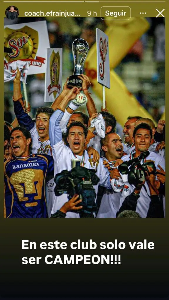 La respuesta de Efraín Juárez