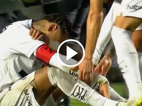 El llanto de Neymar tras la histórica goleada de Vasco da Gama ante Santos