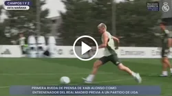 Franco Mastantuono marcó un golazo en el entrenamiento de Real Madrid