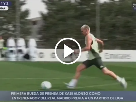 El golazo de Mastantuono en el entrenamiento de Real Madrid