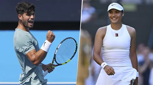Carlos Alcaraz y Emma Raducanu