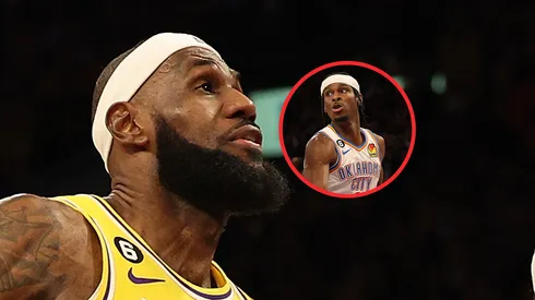 LeBron James y Shai Gilgeous-Alexander.