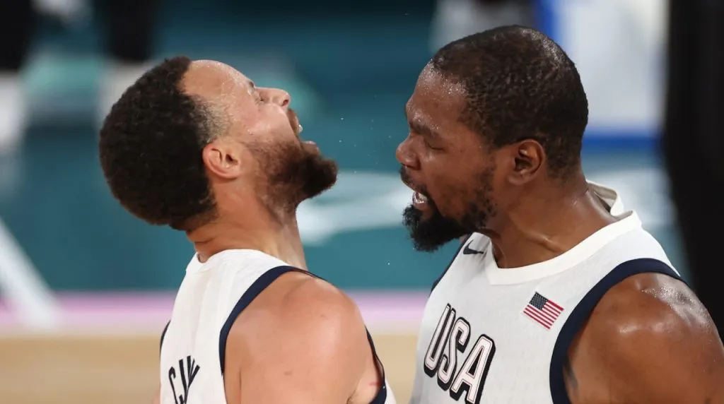 Stephen Curry y Kevin Durant. (Foto: Getty Images)